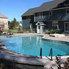 Pool Patio Project in Londonderry NH