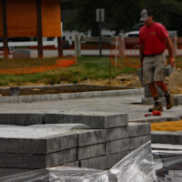 Paver Patio Construction at Griffin Park in Windham NH