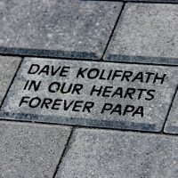 Memorial Engraved Patio Brick Griffin Park