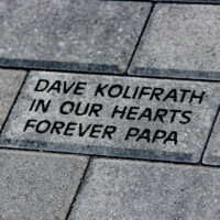 Memorial Engraved Patio Brick Griffin Park