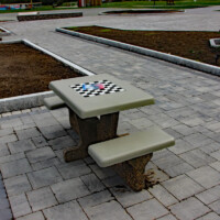 Chess Board Seating Griffin Park