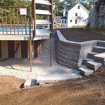 pool retaining wall