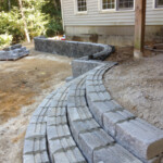 retaining wall construction