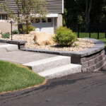 Front Walkway and Steps Derry NH Landscape Project