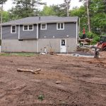 Backyard Site Grading in Derry NH