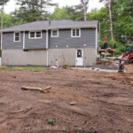 Backyard Site Grading in Derry NH