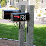 Granite Mailbox Post Install Derry NH