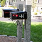 Granite Mailbox Post Install Derry NH